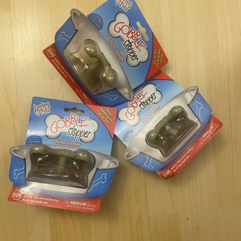 Bundle of three Gobble Stopper Slow Feeder